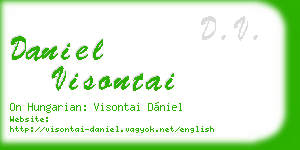 daniel visontai business card